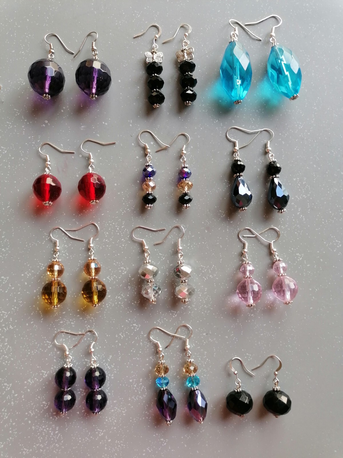 Lot of 12 Vintage Jewelry Earrings Jewelry N.D
