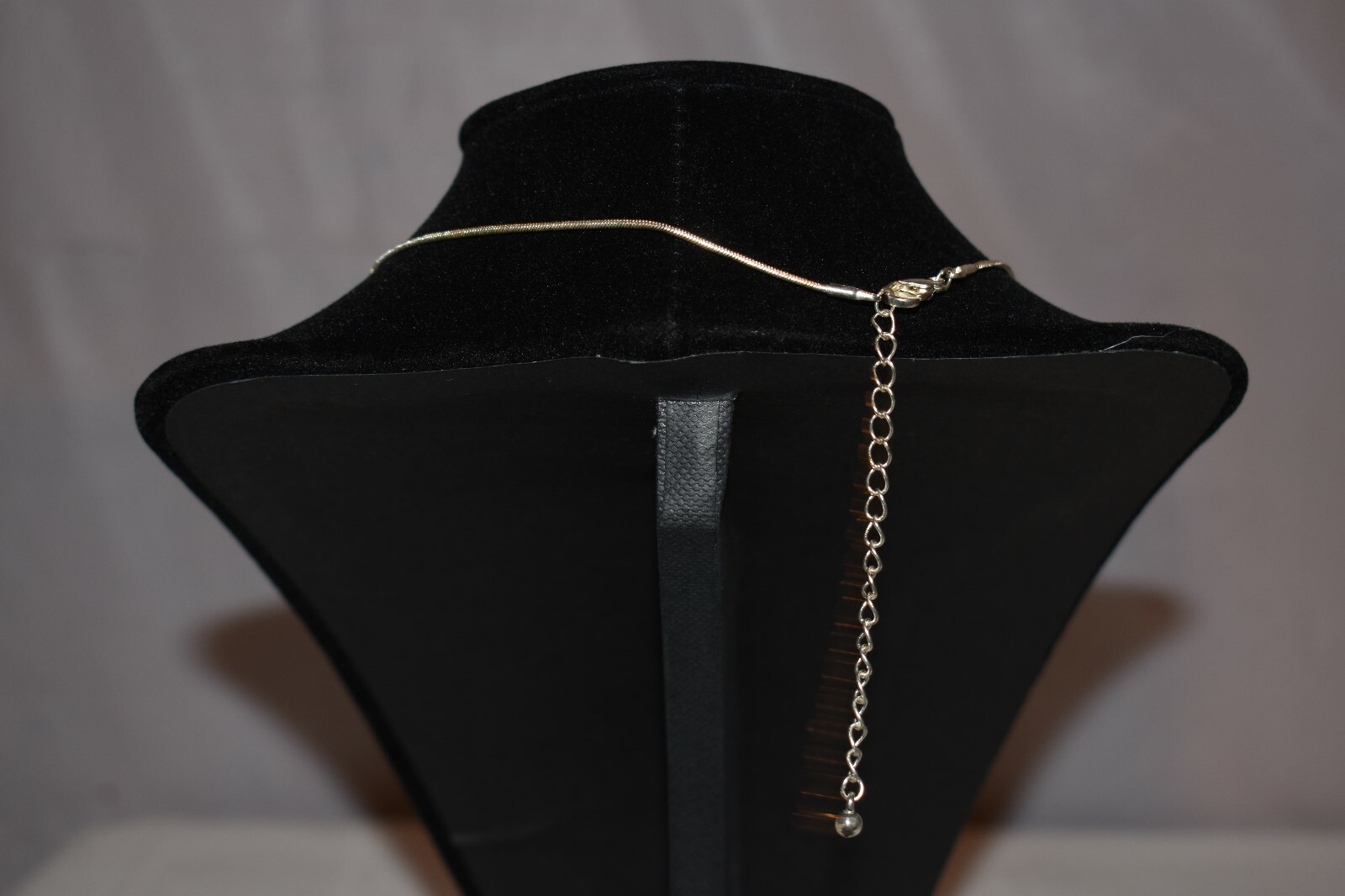 Ovals Pendant on 16 Inch Silver Colored Chain