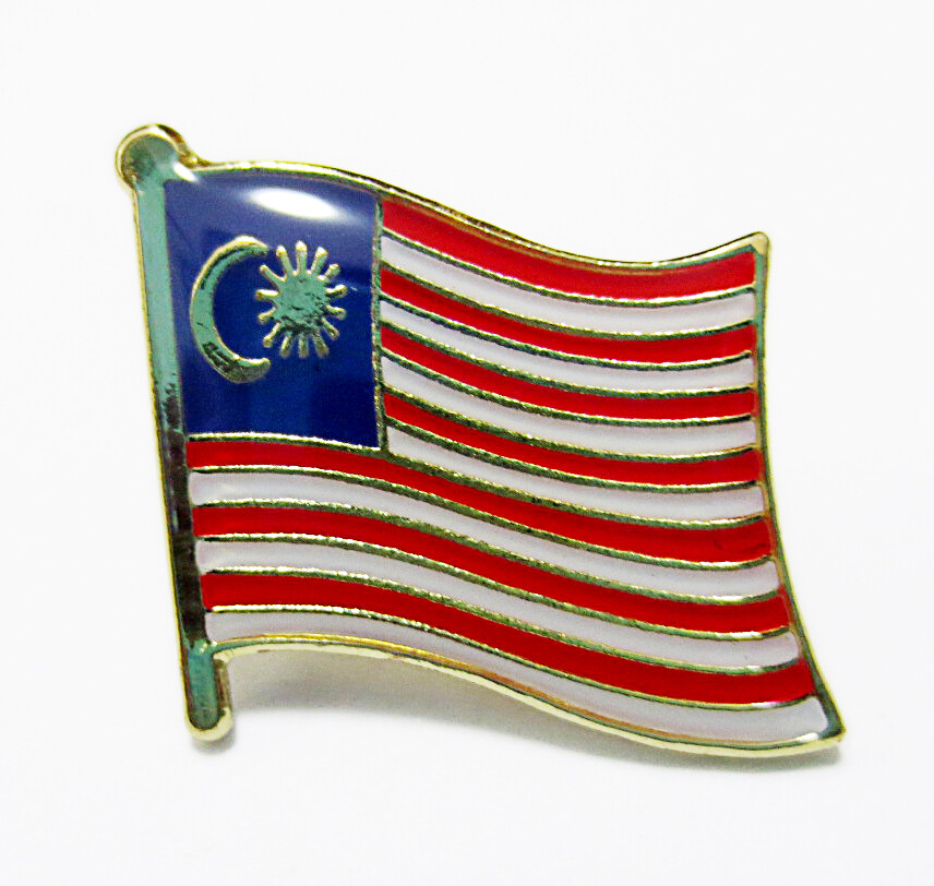 Malaysia National Flag Metal Lapel Pin Flag Pin