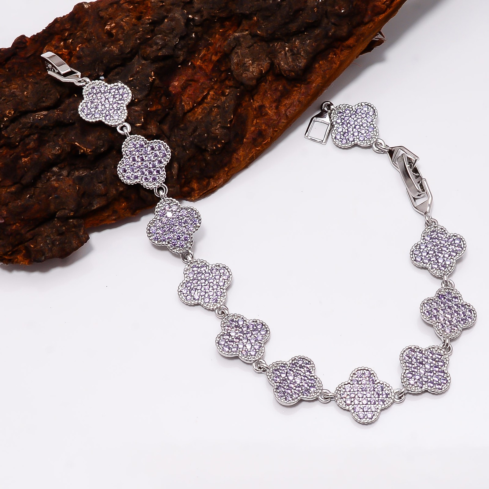 Tanzanite 925 Sterling Silver Adjustable Bracelet 7-8″ B128415, Gift for her