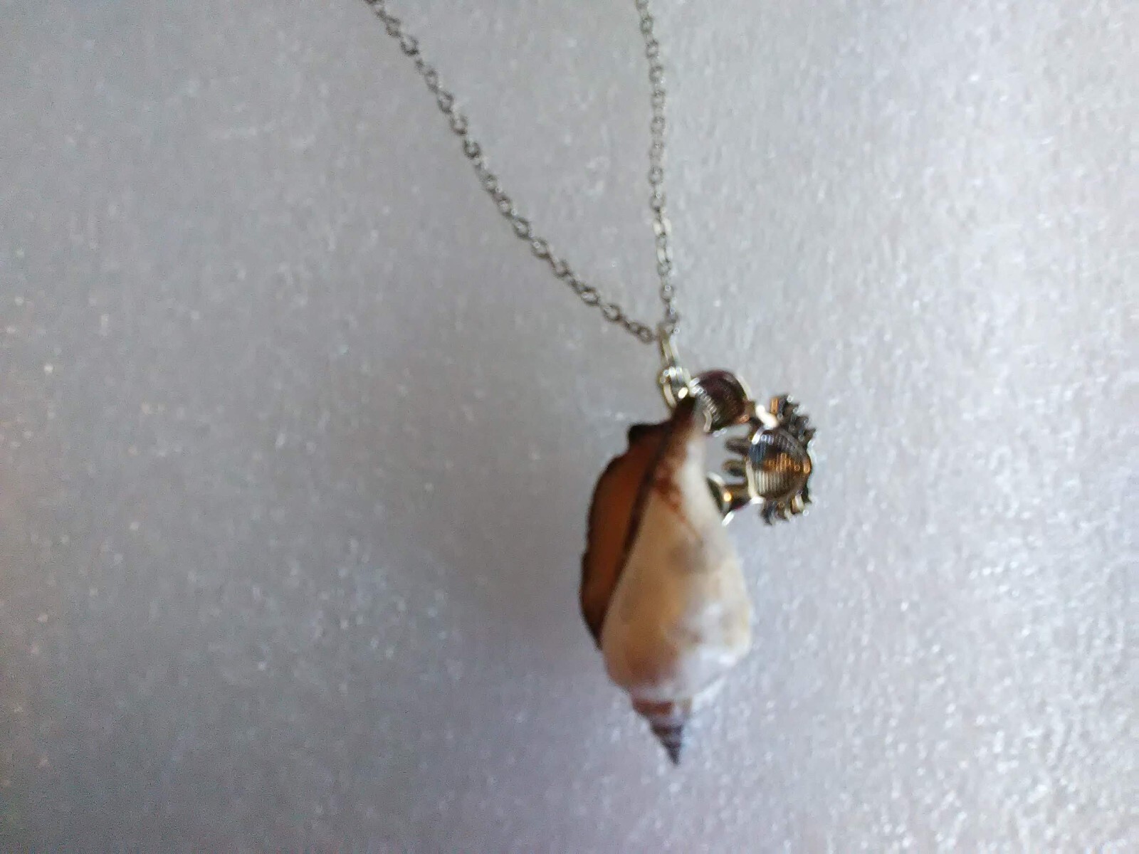 Boho Chic Seashell Pendant Necklace 19″ Women’s Jewelry US Seller Gift