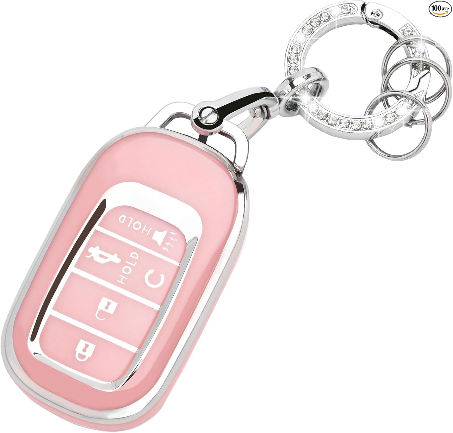 Key Fob Cover – Soft TPU Key Fob Protector for 2022 Accord Civic Size: Honda B