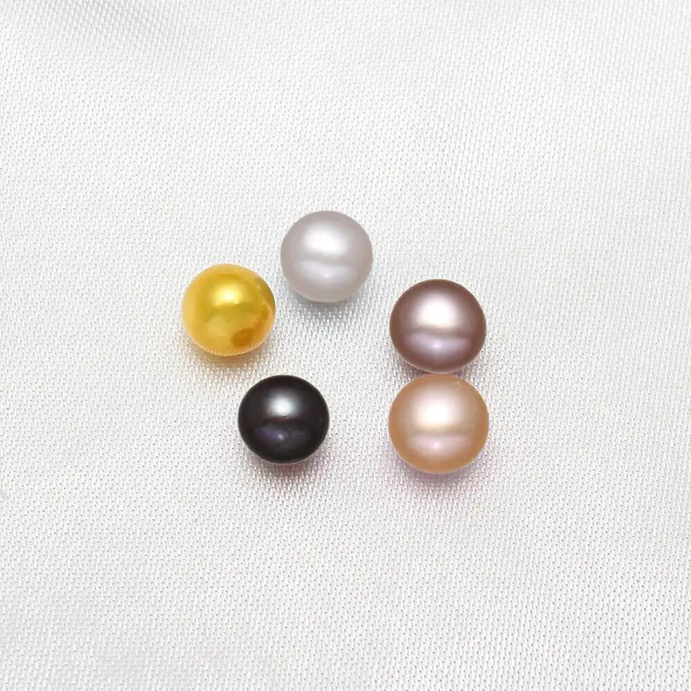 Freshwater/ Akoyas Oyster Natural Pearl Bulk Cultured Round/ Oval 10-50pcs 7-8mm