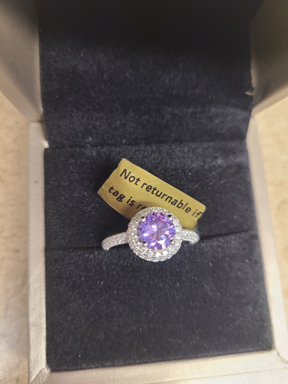 Anna Zuckerman Purple Reign Ring Size 7
