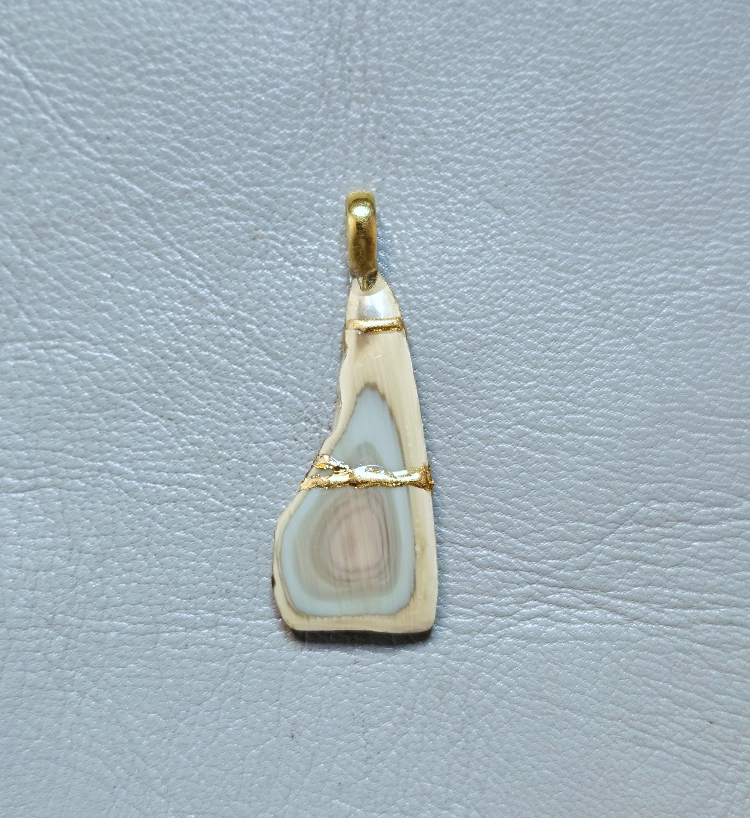Royal Imperial Jasper Necklace Kintsugi Japanese Art Handmade Jewelry Gift