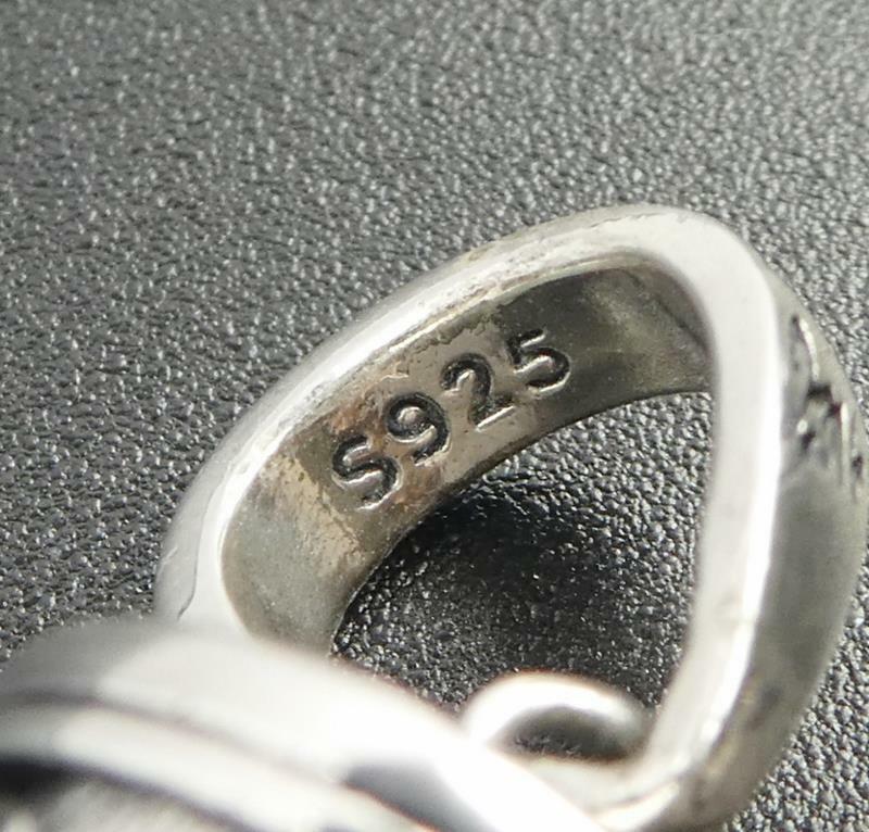 925 Sterling Silver Ornate Detailed Dragon Cylinder Prayer Box Locket Pendant