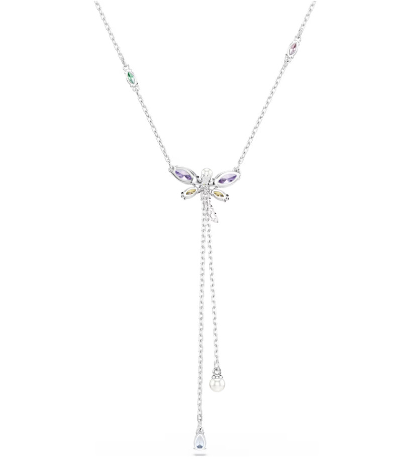 Ariana Grande x Swarovski Dragonfly Y Necklace Rhodium Plated