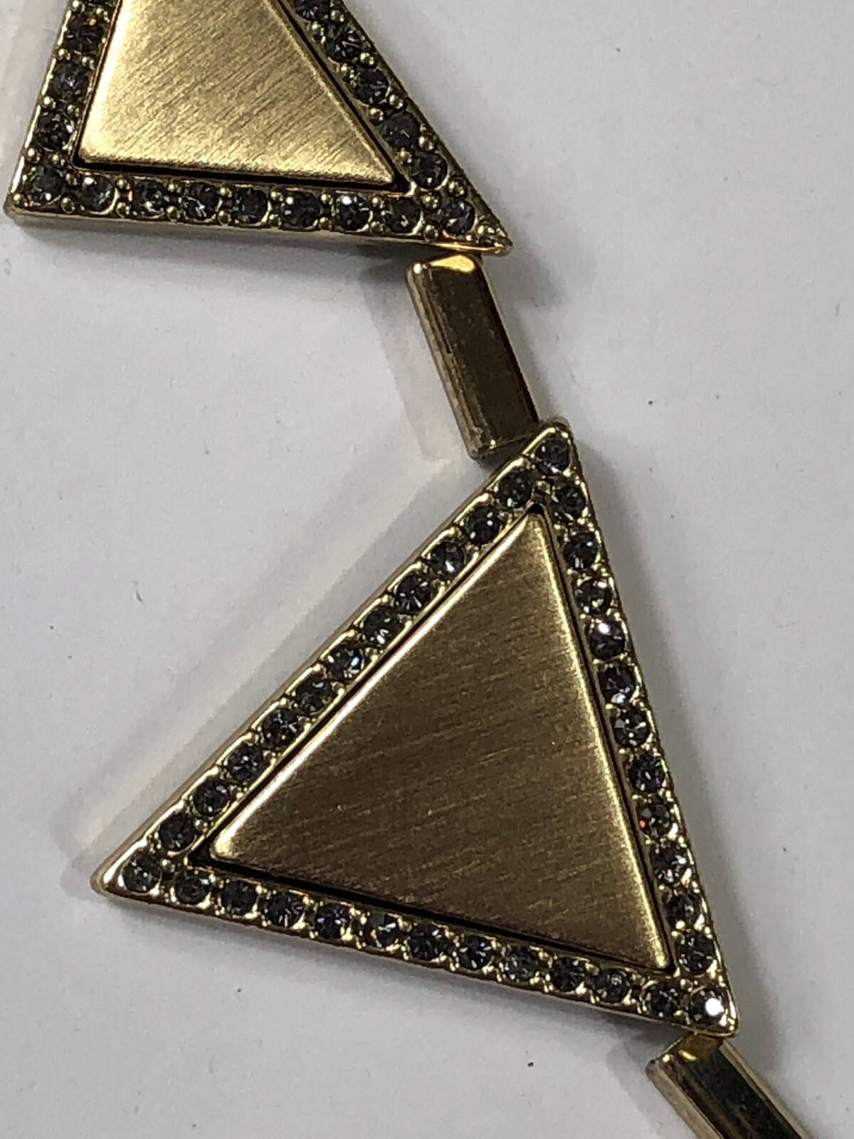 House of Harlow Necklace Pennant Pendant Rhinestone – 19.5 in