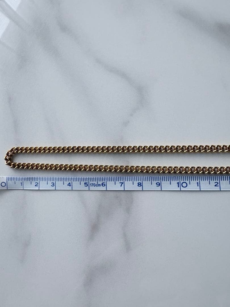 LANVIN Necklace Gold Color Logo Design