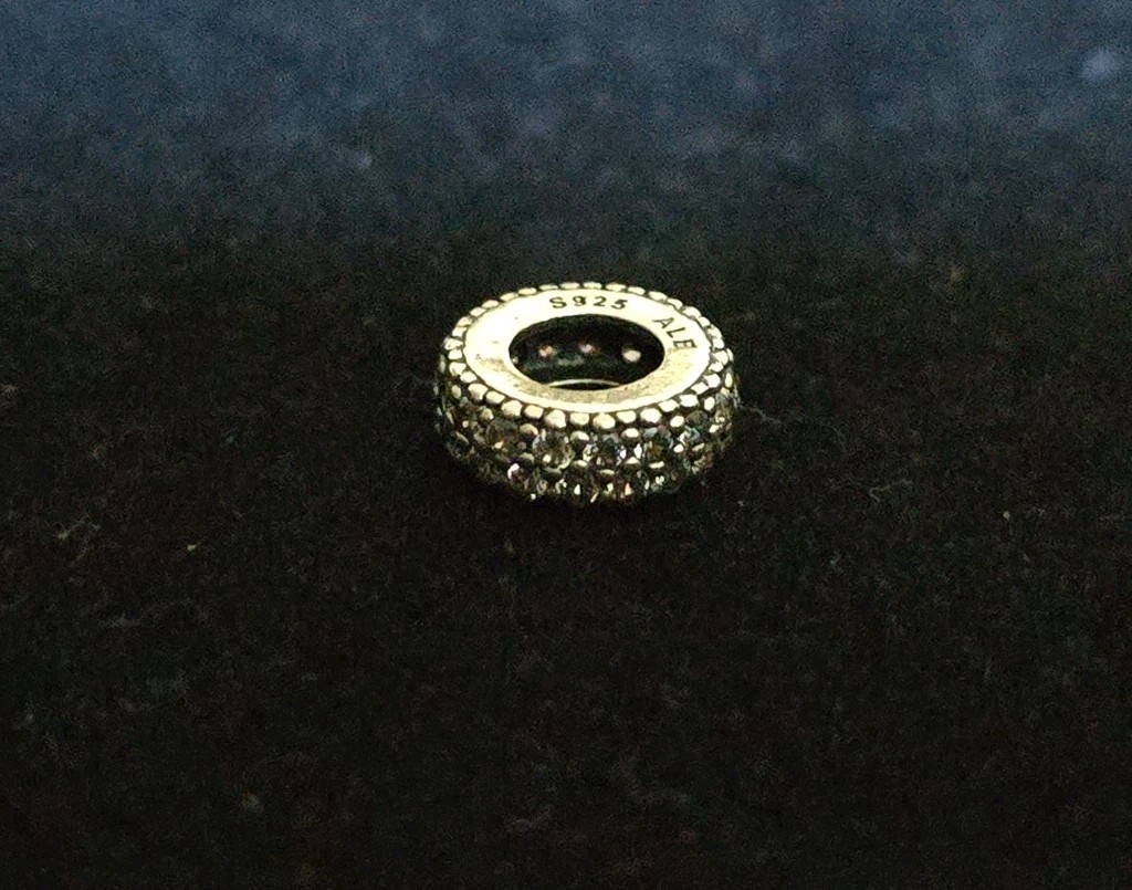 Authentic PANDORA Clear Pavé Sparkle Inspiration Within Spacer Charm #791359CZ