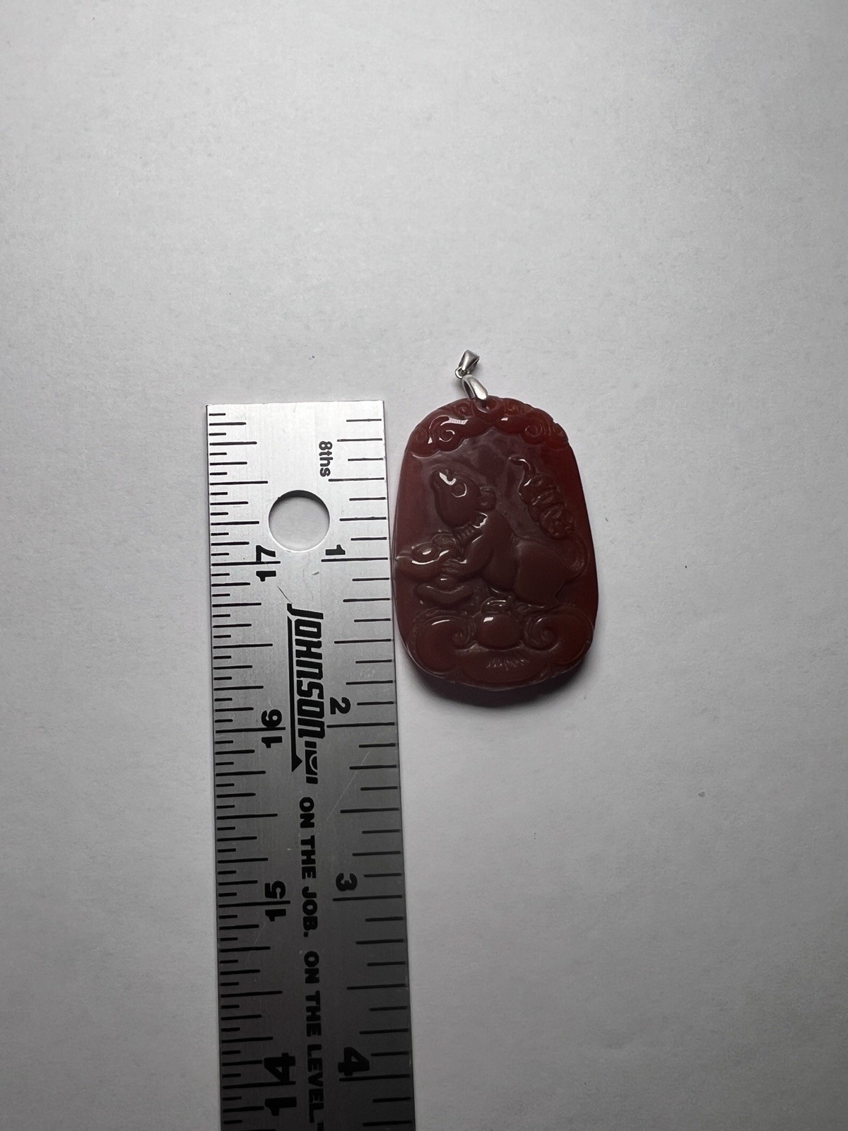 Carnelian Chinese Zodiac Rat Pendant – See Pics for measurements
