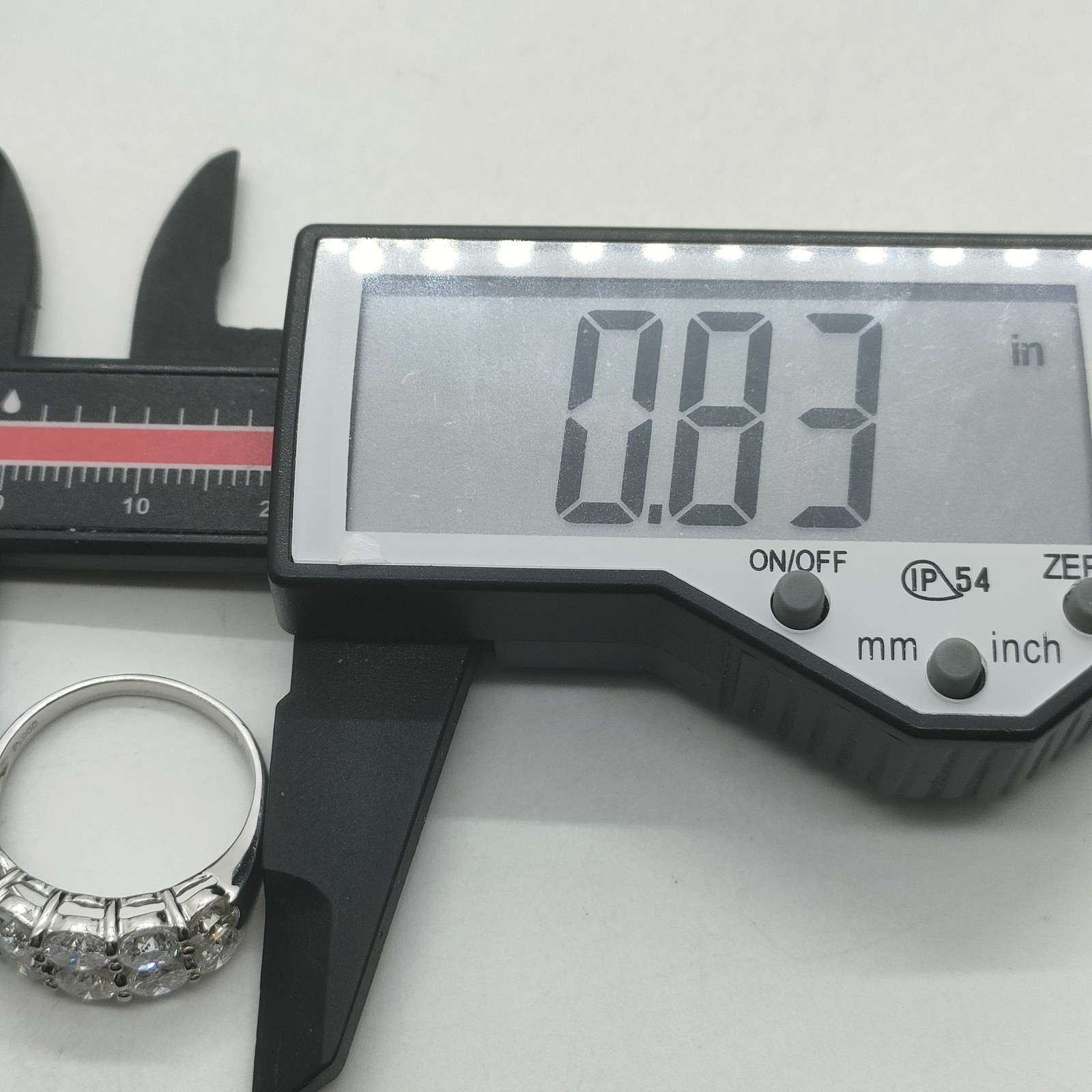 Jewelry Ring Natural Diamond 3.23ct Platinum 2344883