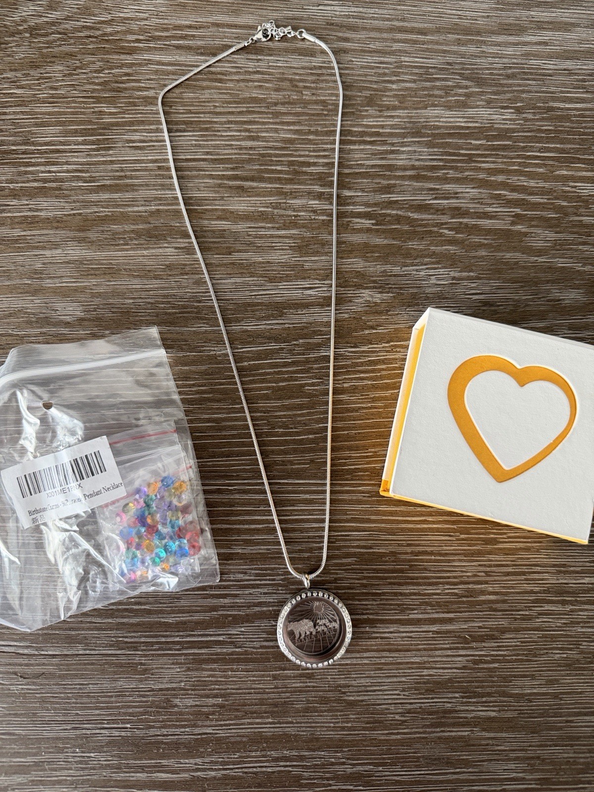 Mama Bear Birthstone Necklace