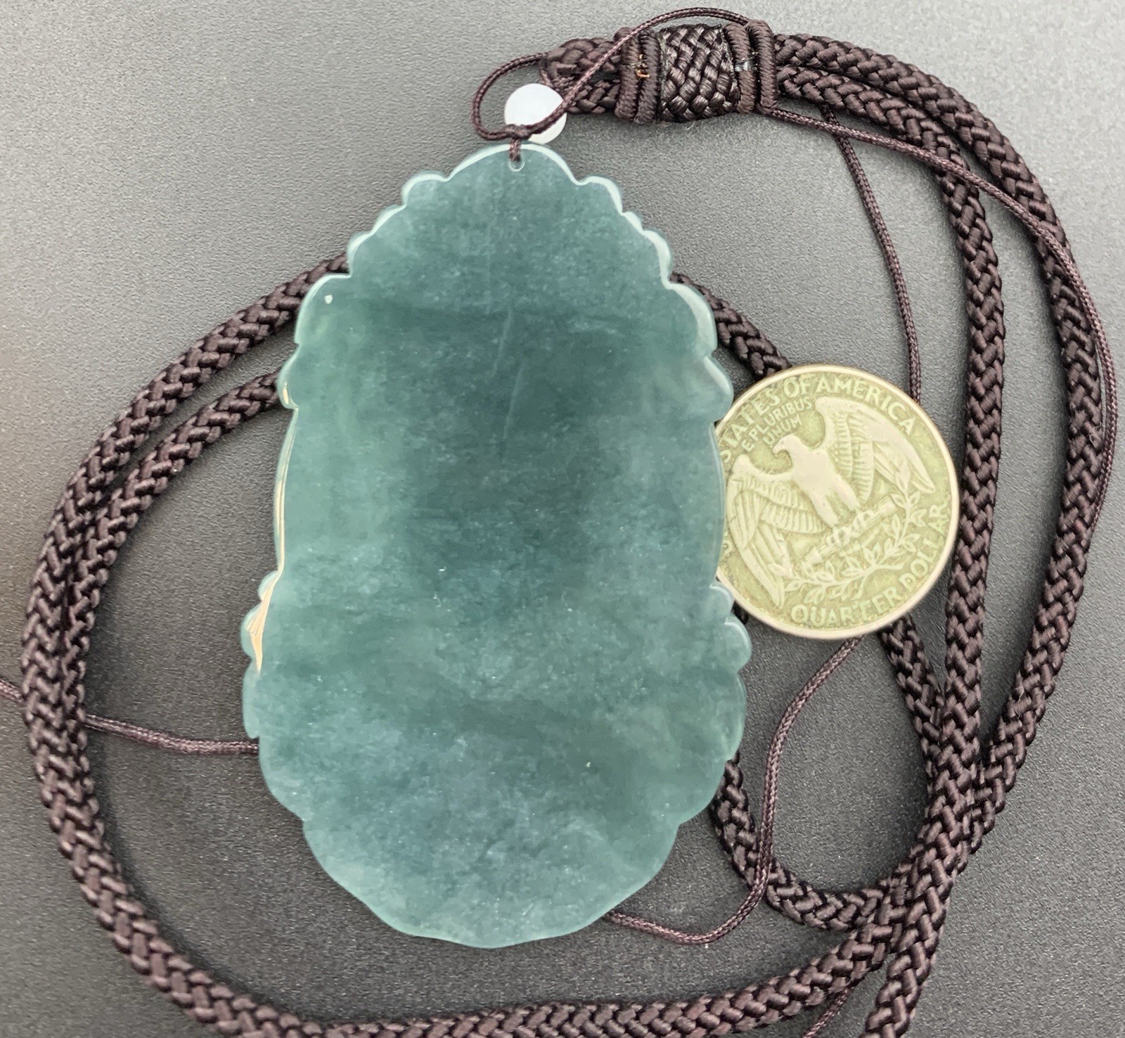 Video Certified Natural Green A JADE JADEITE PENDANT Guanyin KwanYin 420024 TS
