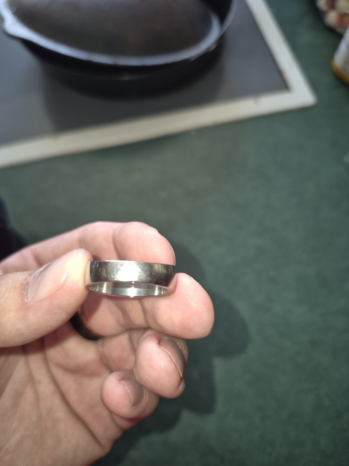 Zales Jewlery Cross Ring Stainless Steel