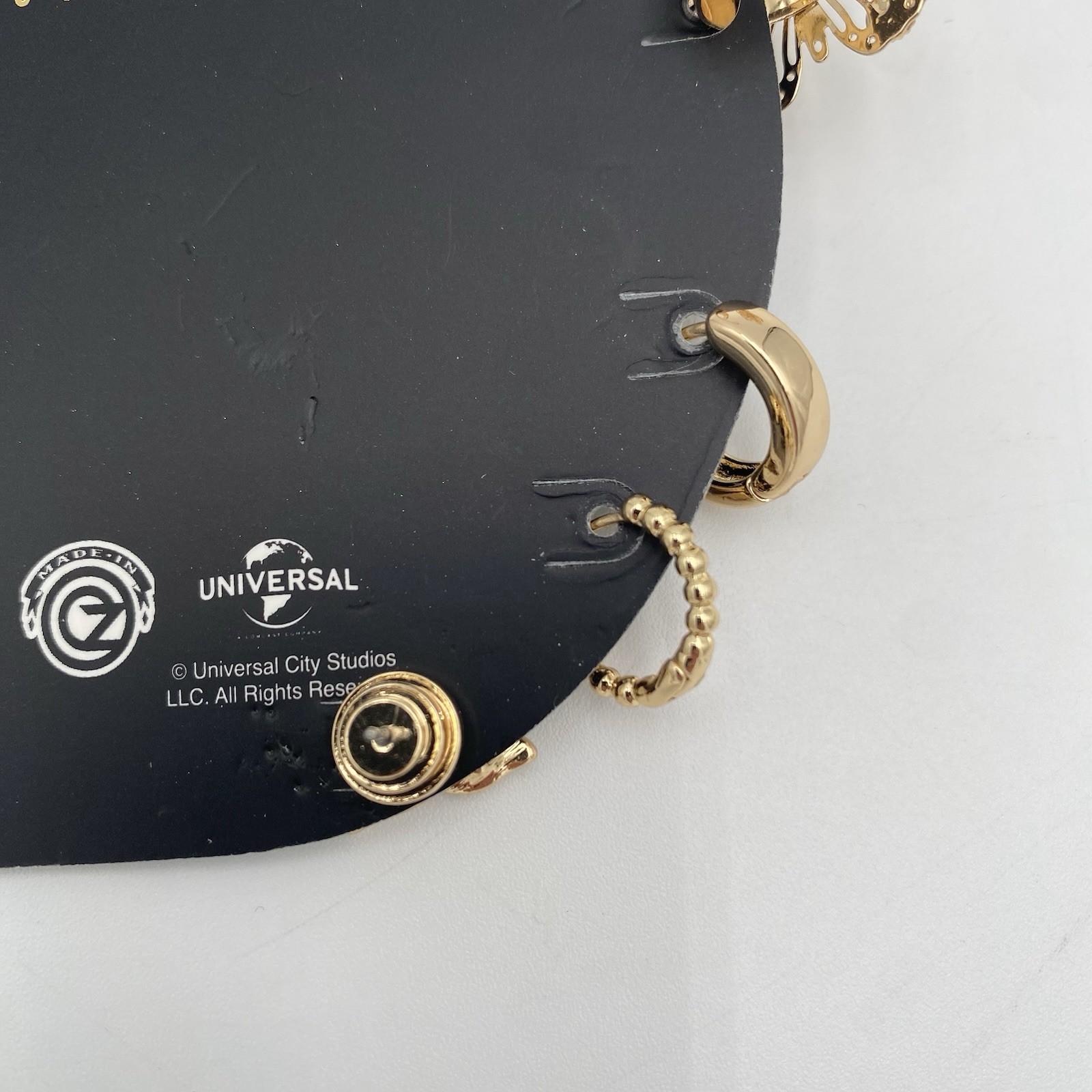 Wicked 8 Other Reasons Revolve Earrings & Ear Cuffs Set Butterfly Gold CZ Stones