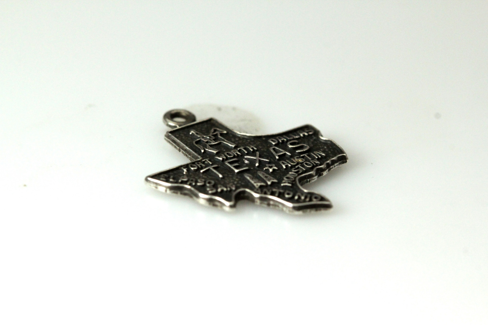 925 Sterling Silver Texas State Shape Pendant 1.7 Grams (PEN6828)