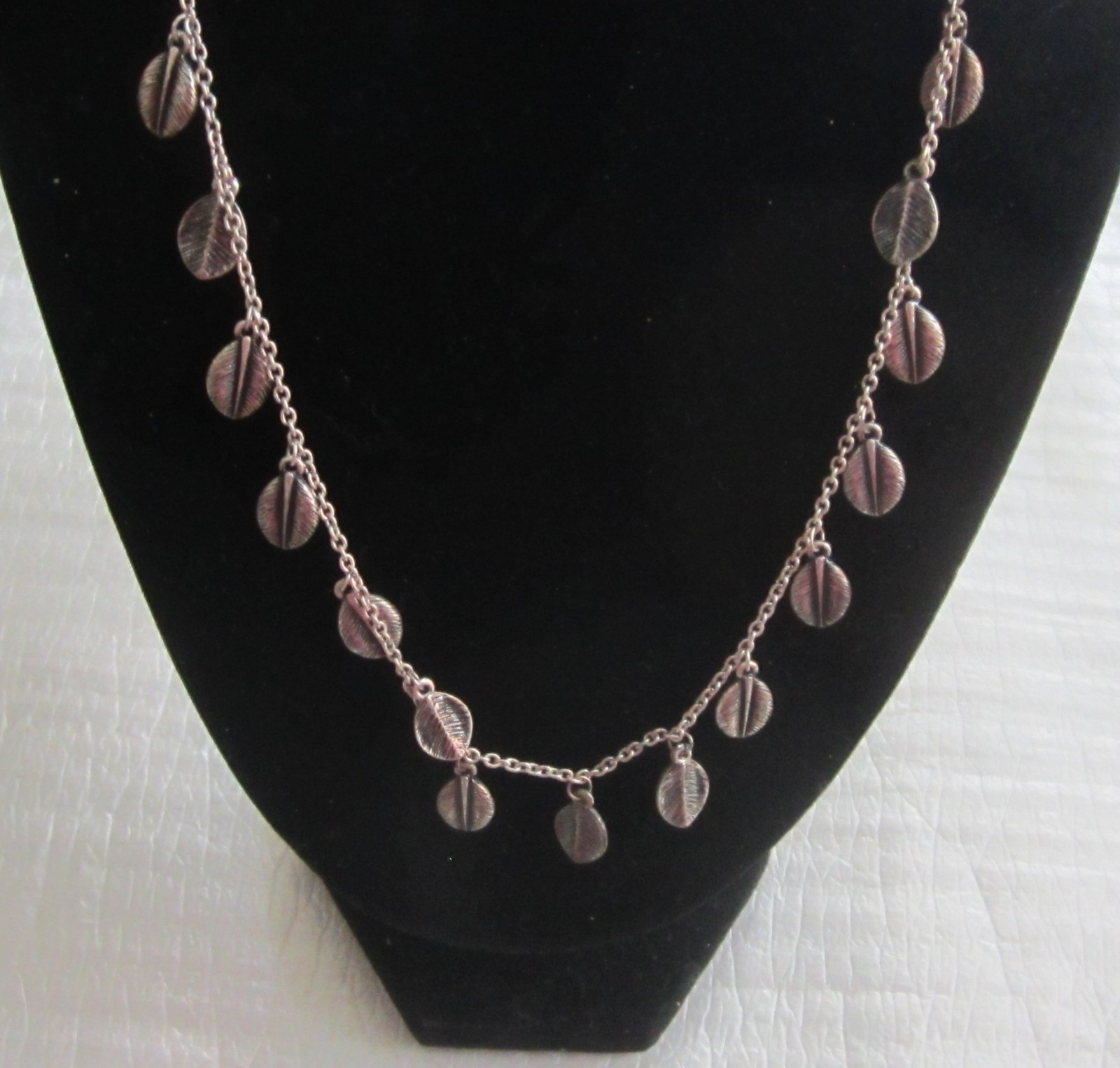 Silver Leaf Necklace #jewelry #necklace #fashion