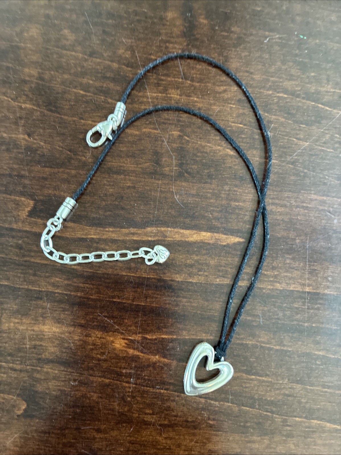 Brighton Cascade Open Heart Cord Necklace