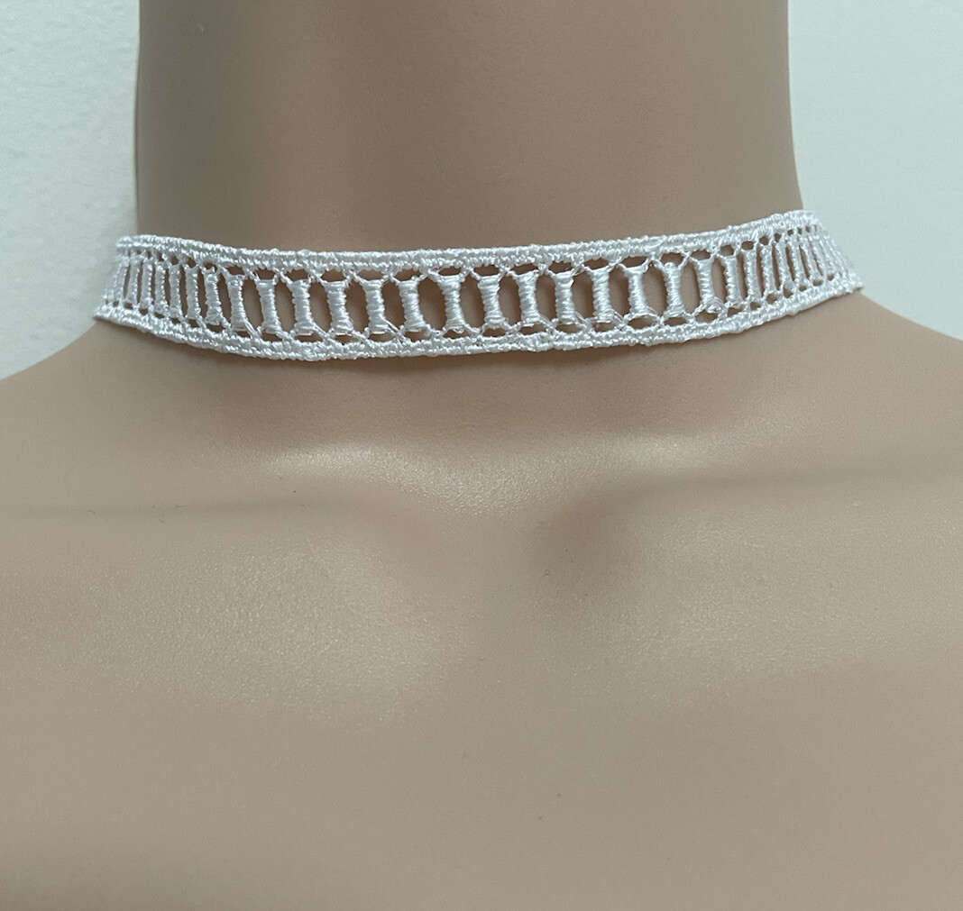 Women Ladies without Crystal,Dimonte,pearls chakor white Necklace Wedding Party