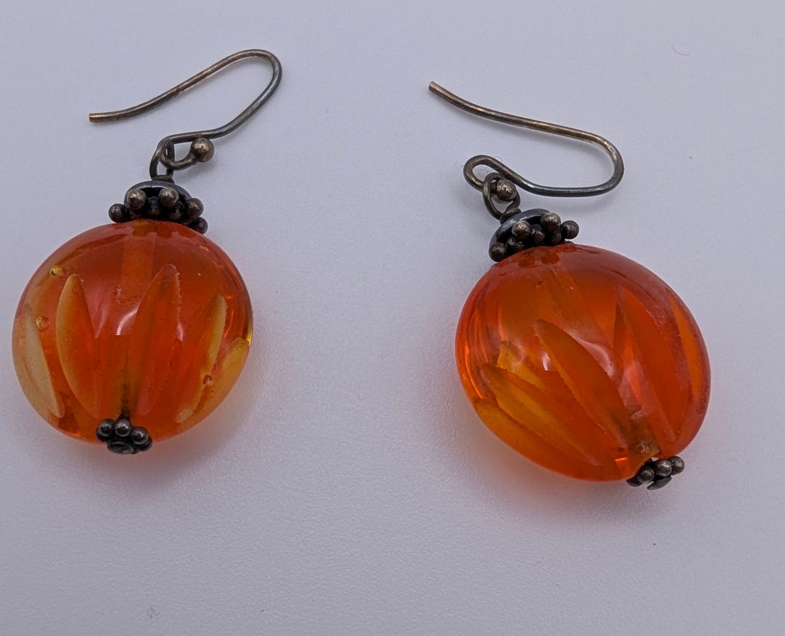 10 Pair Artisan Style Dangle Earrings Lot Glass Bead Stone Boho Mixed Jewelry