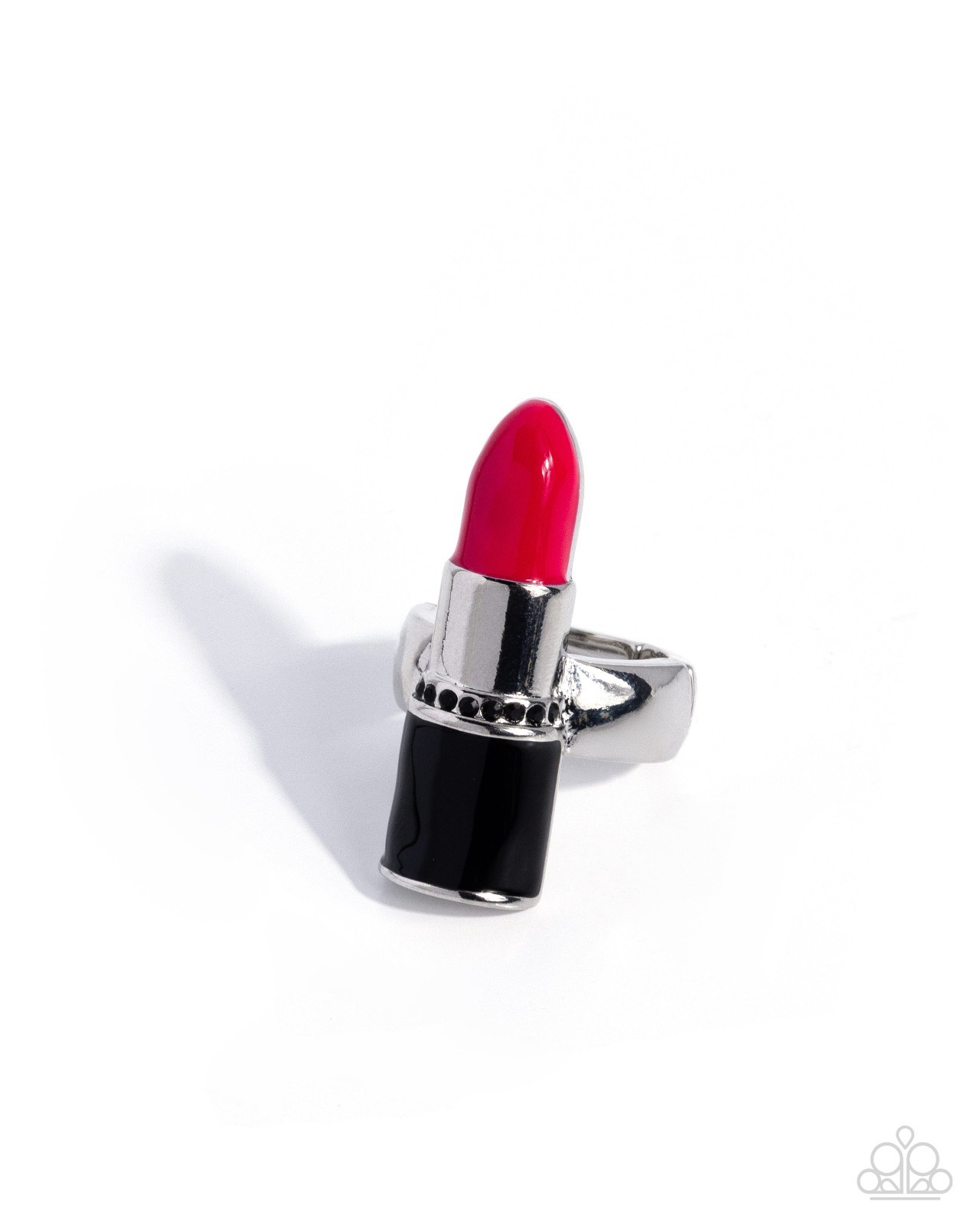 Paparazzi Beauty Tips -Pink- Black Paint & Rhinestone – Pink Paint – Lipstick -R