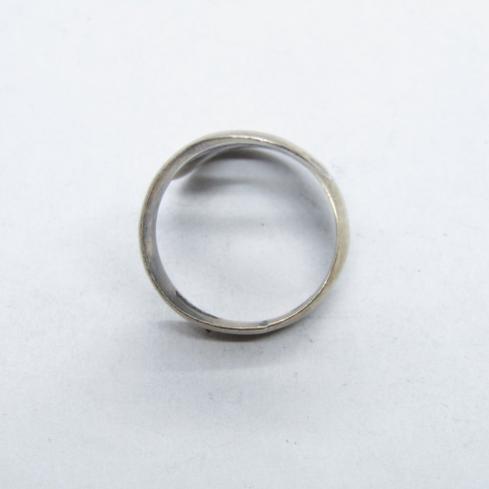 Mexico Sterling Silver 925 S Wrap Ring Size 7.5 K8092