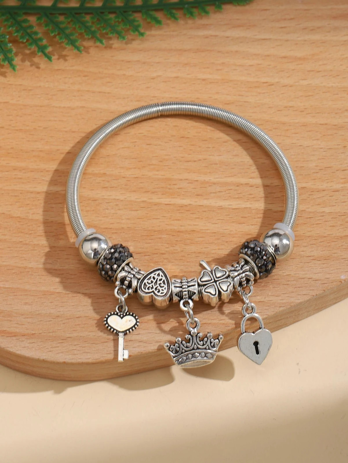 Charm Bangle Chain Beaded Beads Bracelets Women Summer Romantic Gift Fashion New