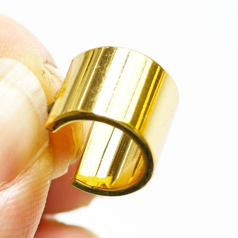 12mm Jenny Bird Gold Plated C Hoop Earrings Gift Fashion Women Party Jewelry