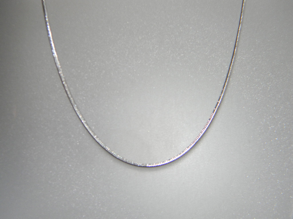 925 Sterling Silver Snake Chain Necklace 1.2mm width Choose your Length
