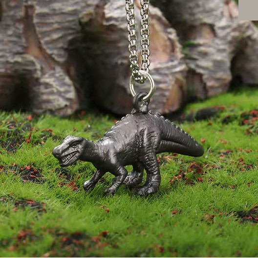 Dinosaur Jewelry Prehistoric Jurassic Animal Pendant Necklace