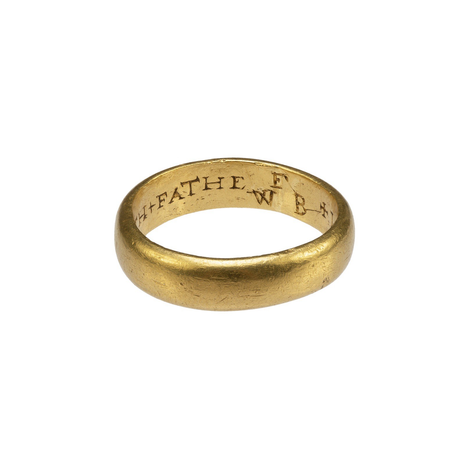 English, 17th century, Antique Posy Ring – 22k gold 9.5 grams