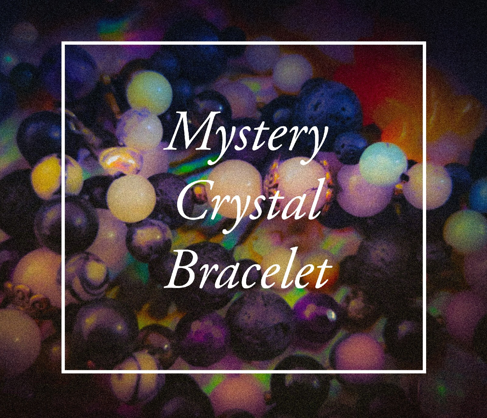 Three Gotcha Handmade Real Crystal Bracelet – Round Stone Beads, Recycled Spacer