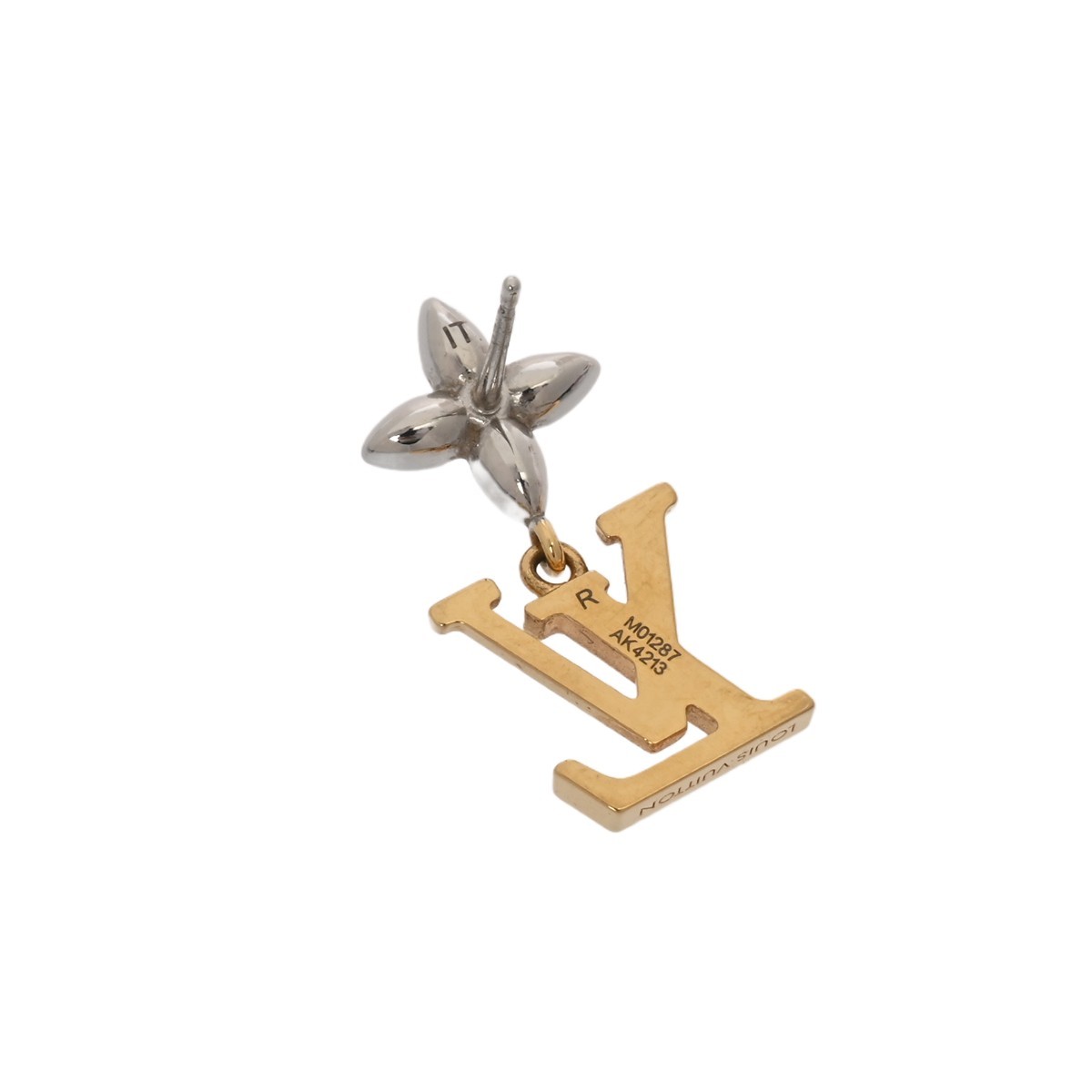 LOUIS VUITTON Women Pierce metal M01287 Pandant LV Iconic