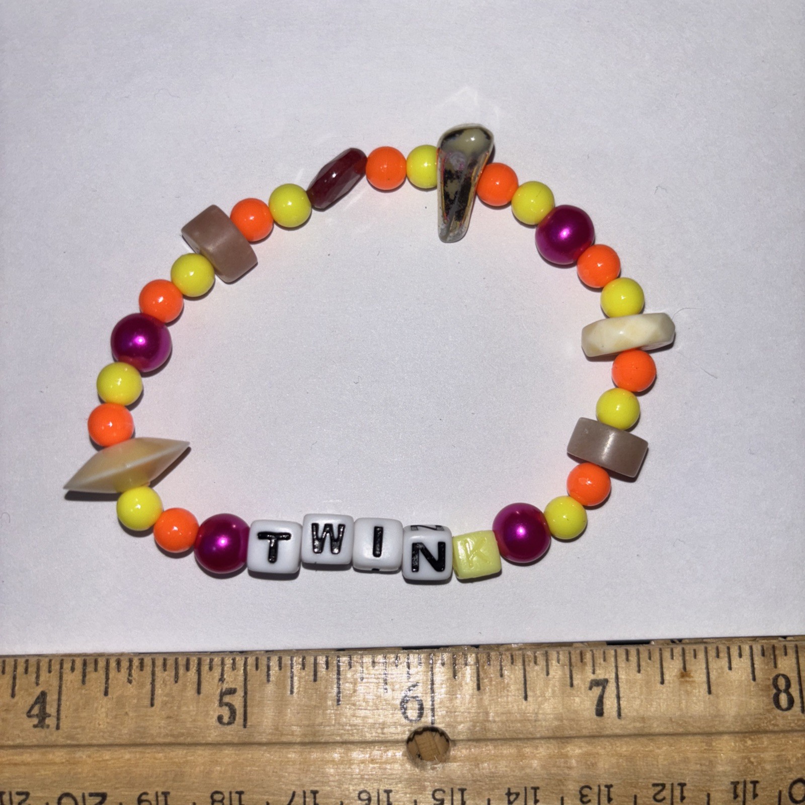 Multicolor “Twink” Bracelet Adult Humor Beaded Handmade Naughty Accessories