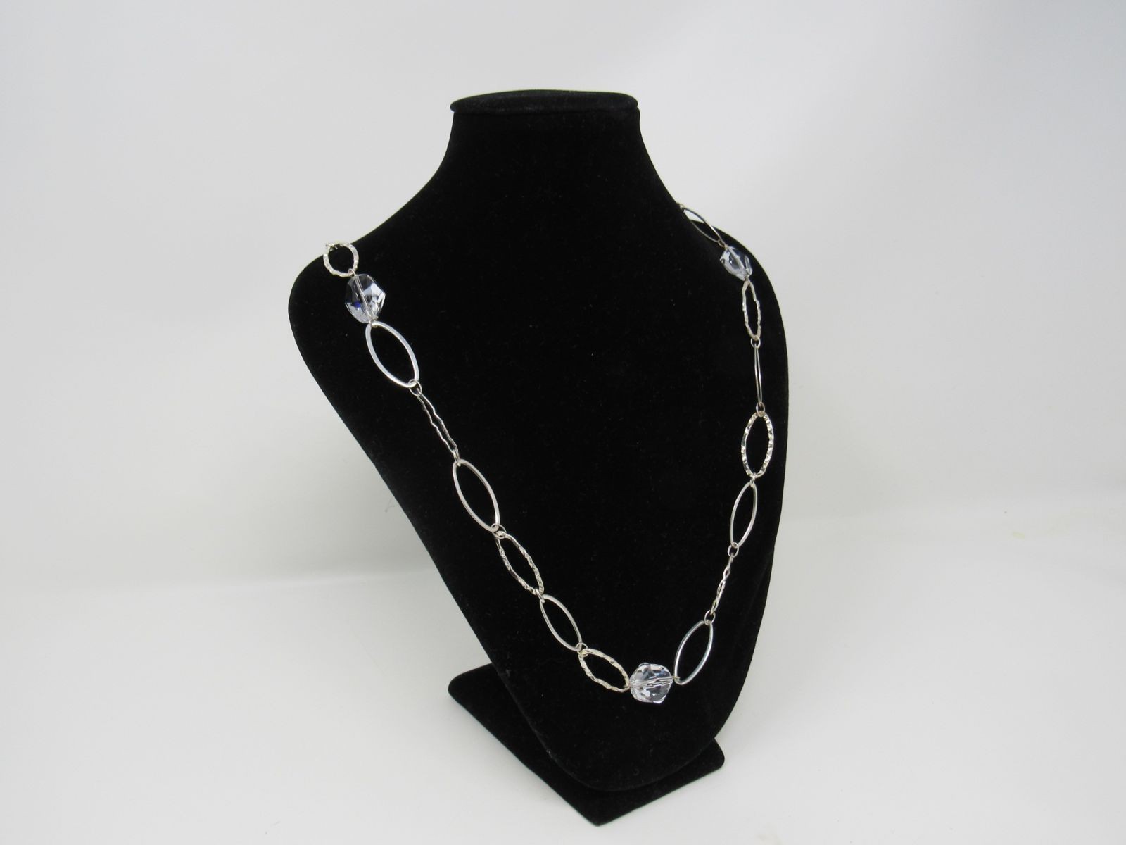 Designer Chain Link Necklace Silver Female Adult 580-020723