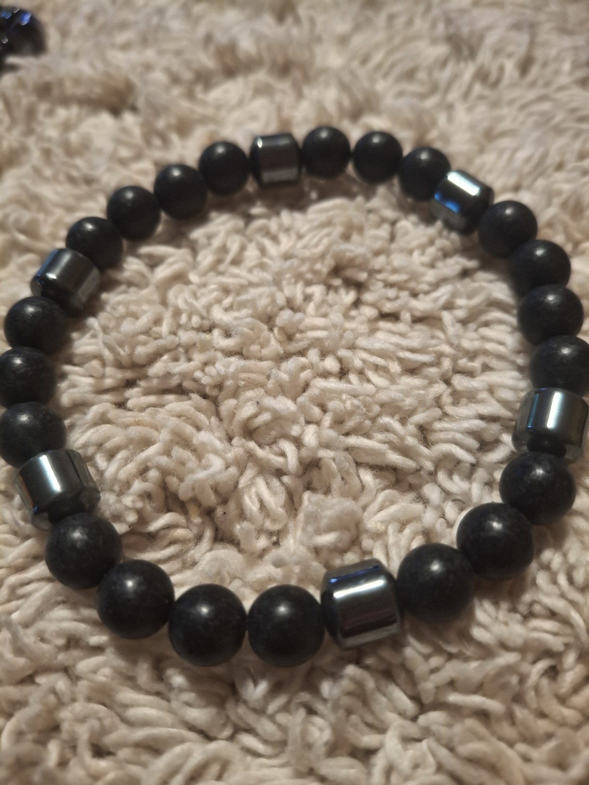 3 Bracelets – Orange/Orange Grey & Grey.