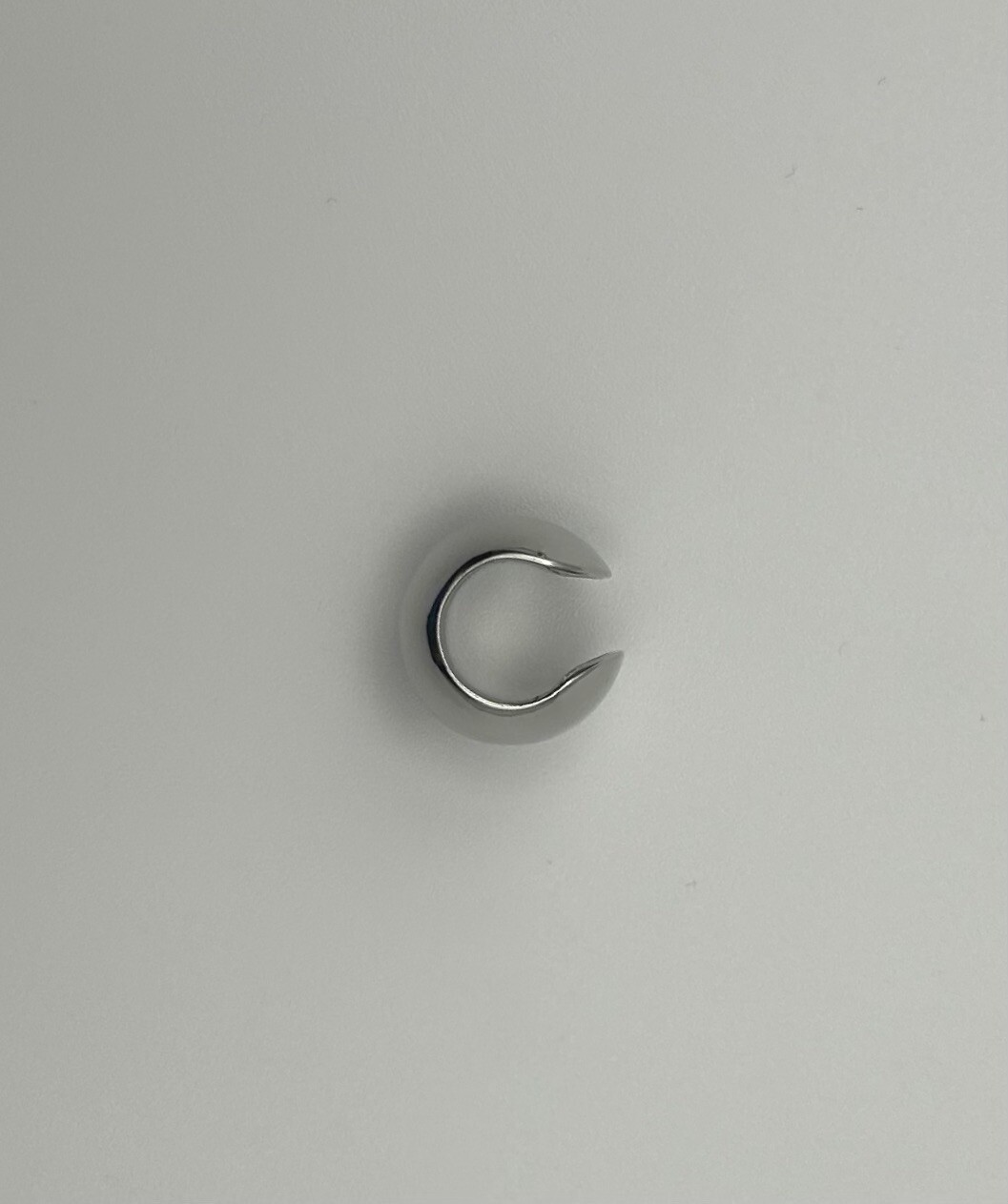 One Large Silver ear Cuff (No Piercing Needed) #9