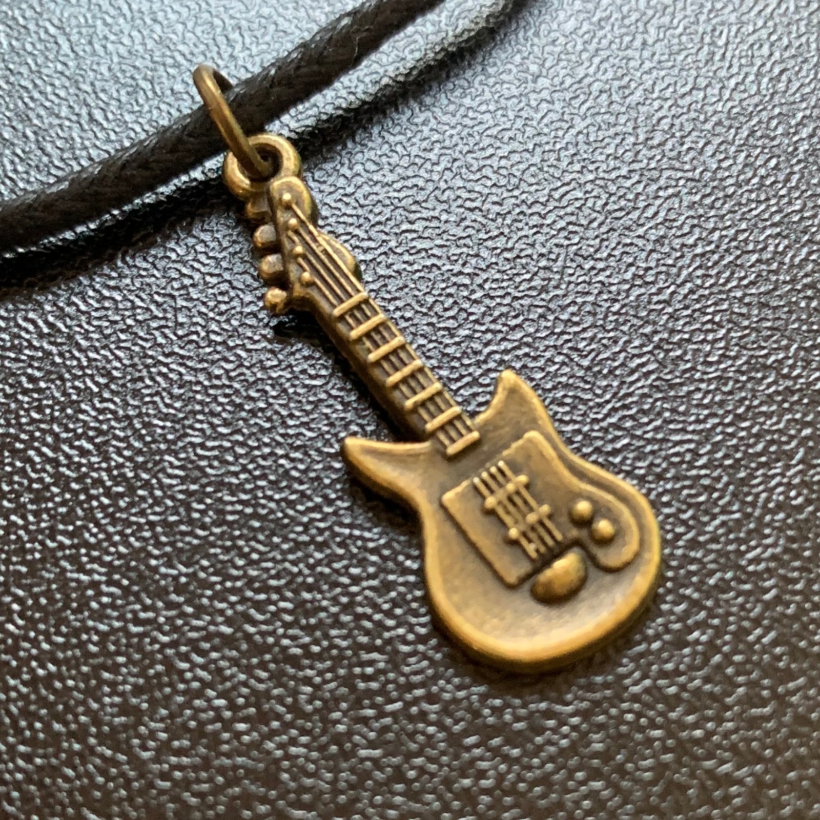 Daily Musician Carry Guitar Charm Necklace