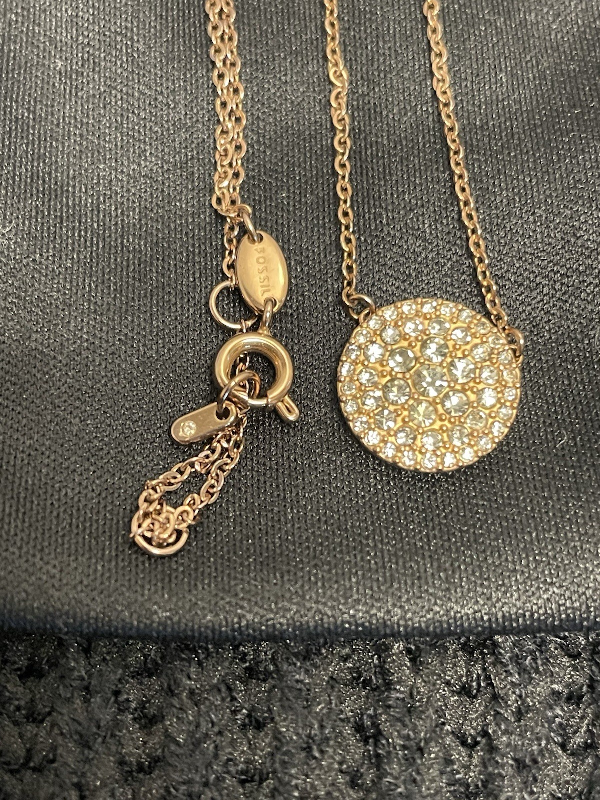 Fossil Val Mosaic Stainless Steel Necklace