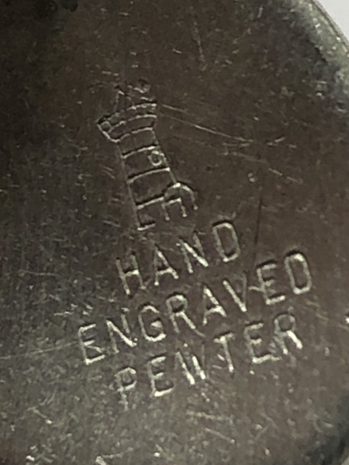 Lighthouse Pewter Earrings Hand Engraved Flower Dangle – 1 inch