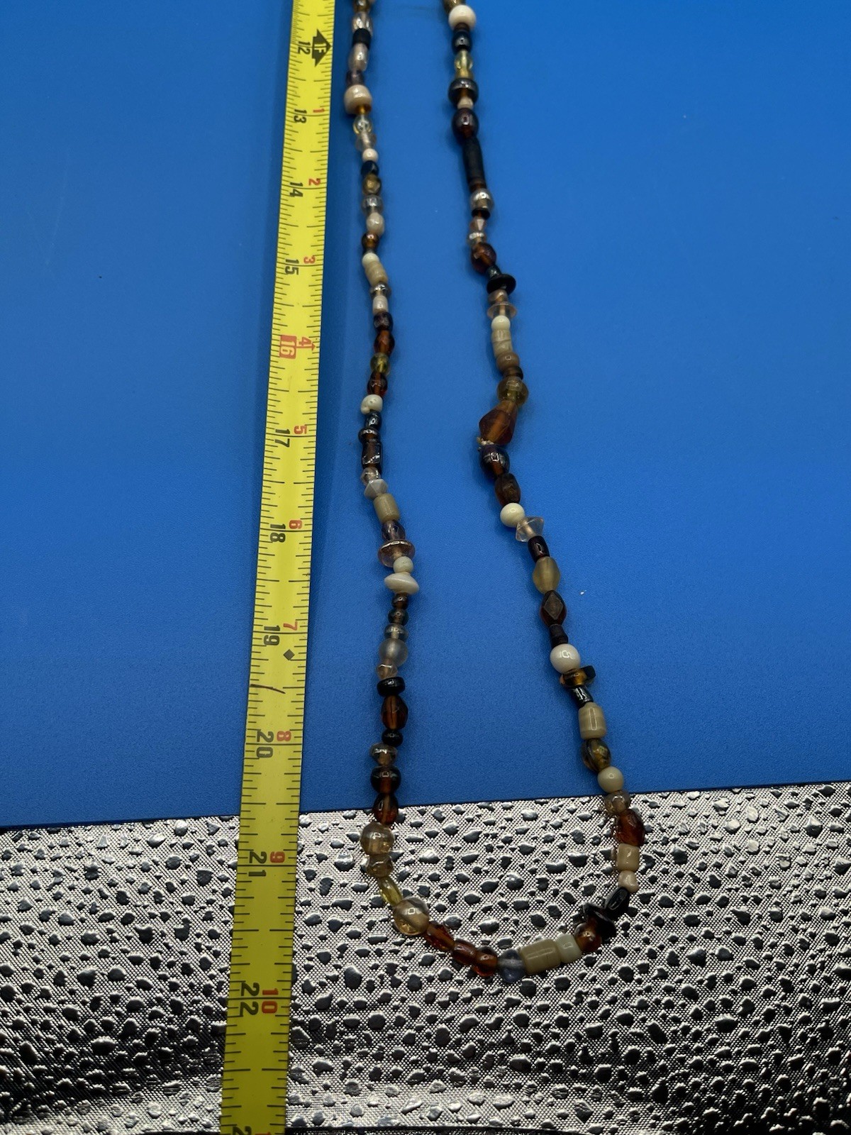 Multicolor Beaded Ball/Bead Strand Necklace, 22 in