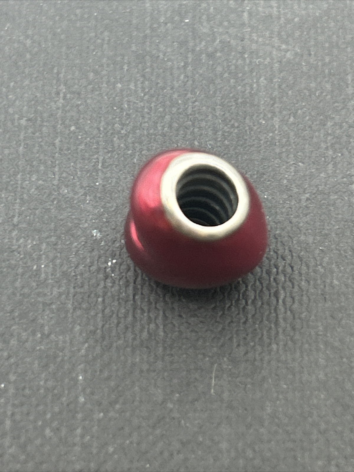 Genuine Pandora Silver “In My Heart” Charm – Fuchsia Heart Beat – 791814EN62