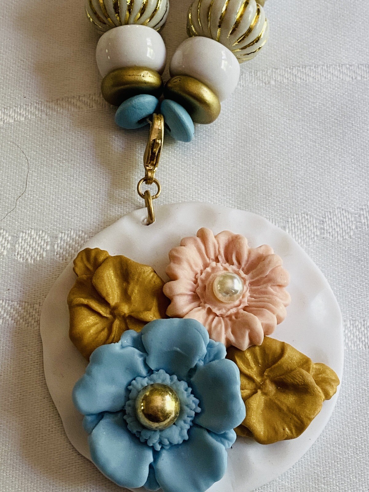 Plunder Necklace (new) SPRINGTIME NECKLACE – COLORFUL BEADS W/ GOLD AC (PPN1699)