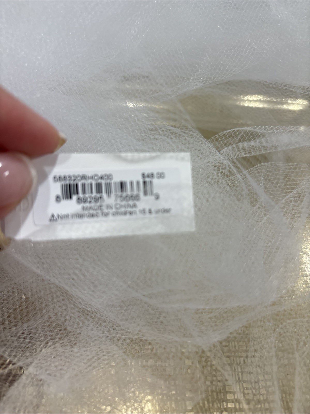NEW PRETTY BETSEY JOHNSON IRIDESCENT SCALLOPED SEA SHELL STRETCH RING PEARL NWT