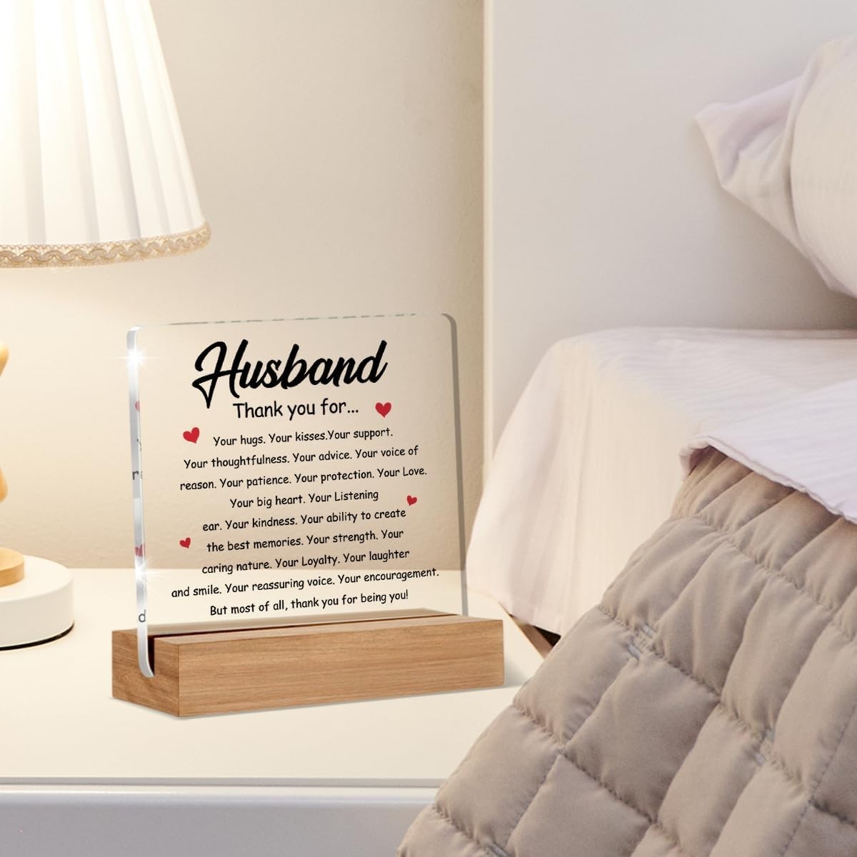 Husband Gifts from Wife, Valentines Day Anniversary Birthday Gifts for Him Husba