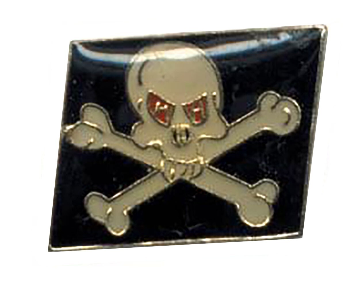 Pack of 12 Skull & Crossbones W/ Red Eyes Motorcycle Hat Cap Lapel Pin HP1907
