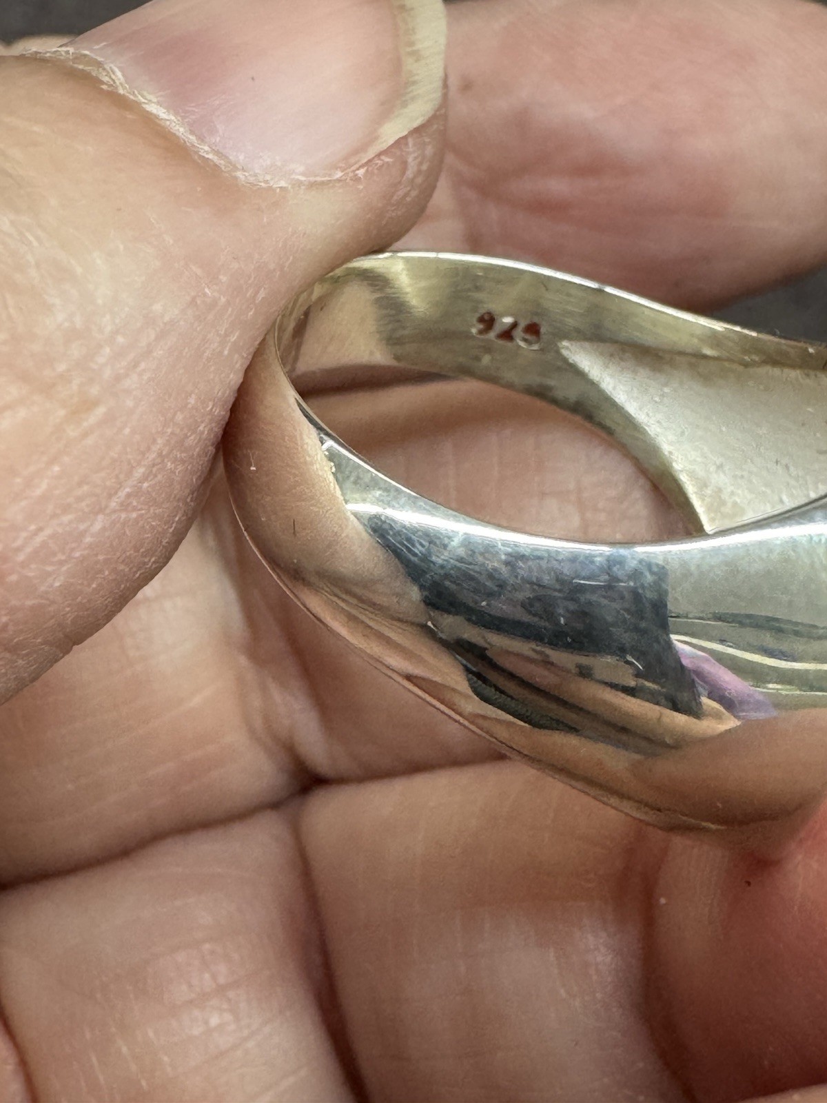 Malcolm X Handmade Silver Ring – Red Crescent Star Islamic Jewelry Gift for Men