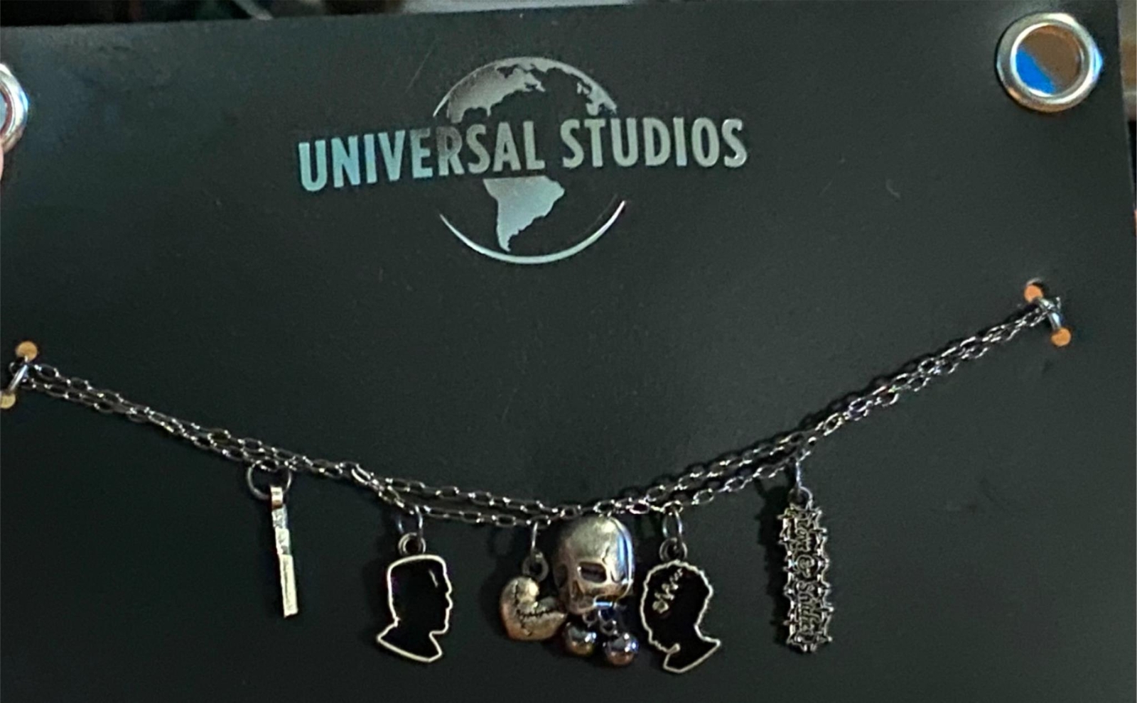 Universal Studios Monsters Frankenstein & Bride Bracelet Charms Love Stitches
