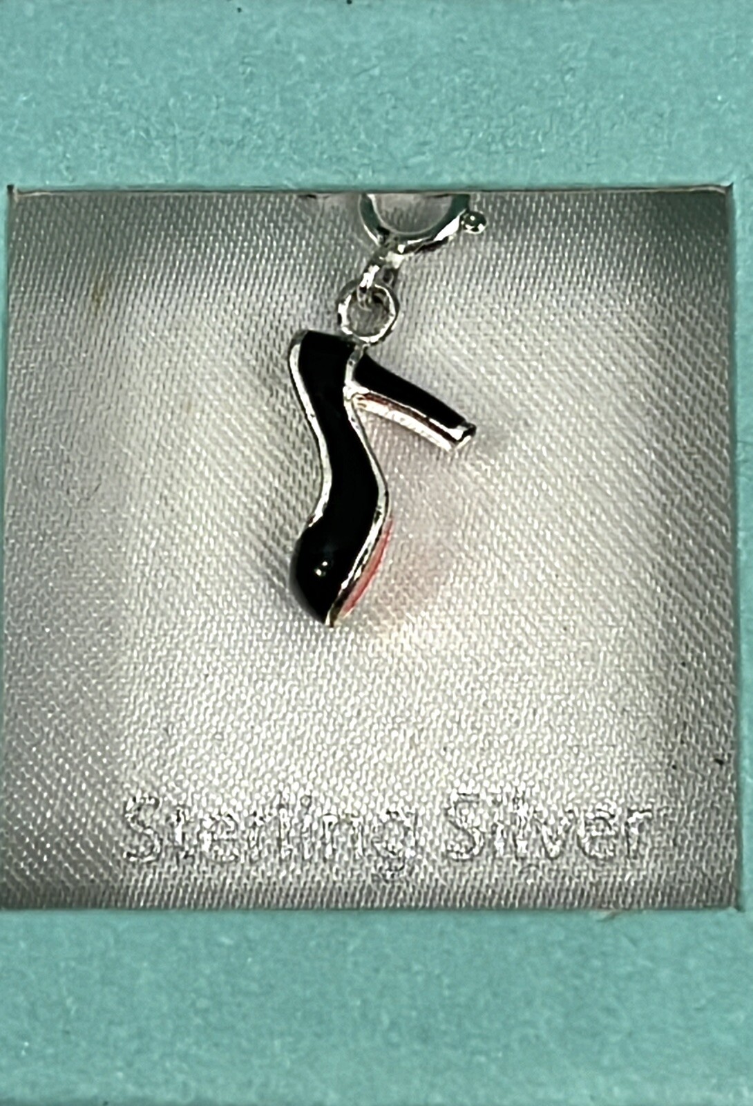 Sterling Silver Charms Bracelet Lot of 4 Charms Shoes, Pants, High Heel, Bag